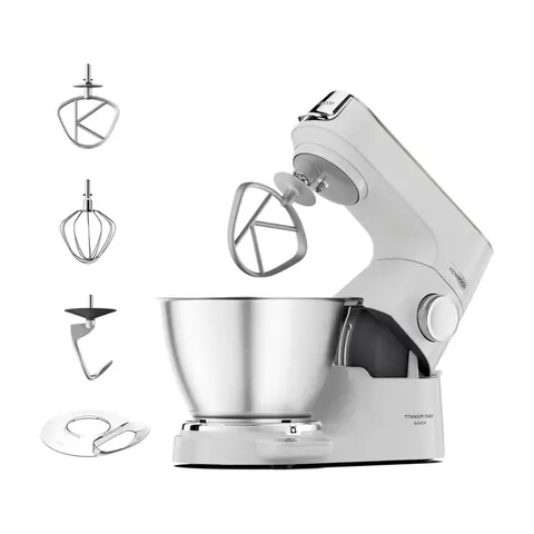 Kenwood Chef Titanium Baker Stand Mixer White – image 2