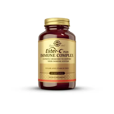 Solgar Ester-C Plus Immune Complex 60 Softgels – image 2