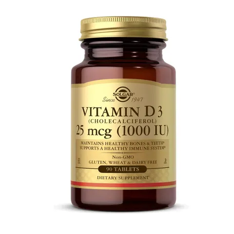 Solgar Vitamin D3 1000 IU Tablets, 90 – image 3
