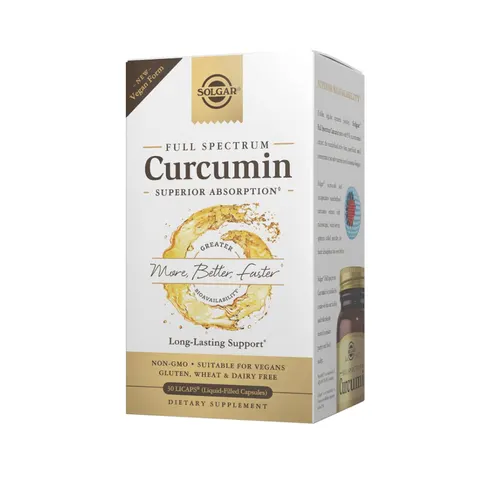 Solgar, Full Spectrum Curcumin, 30 LiCaps – image 2