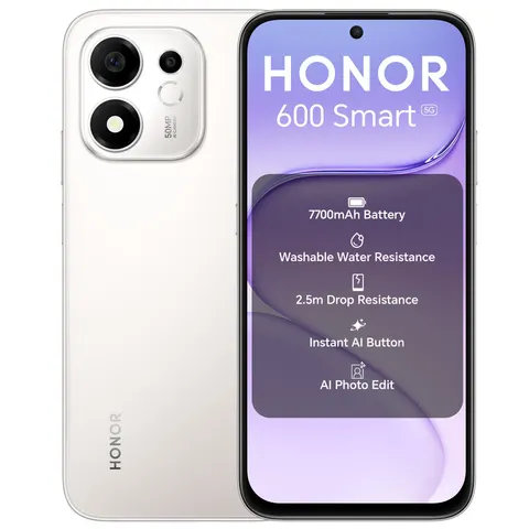 Honor 600 Smart 5G 128GB - Meteor Silver – image 4