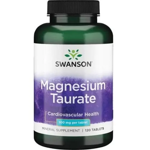 Swanson Magnesium (Taurate) - 120 tabs – image 2