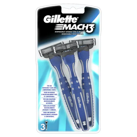 Gillette Mach 3 Manual Disposable Razor Razors – image 2