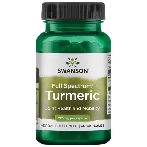 Swanson Turmeric, 720mg, 30 caps – image 3