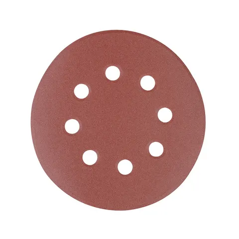 Silverline DIY & Tools Power Tools Hook & Loop Sanding Discs 125mm Punched 10 Pack 240 Grit for Smooth Finishing – image 2