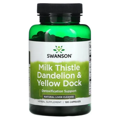 Swanson Premium Milk Thistle, Dandelion & Yellow Dock – image 2