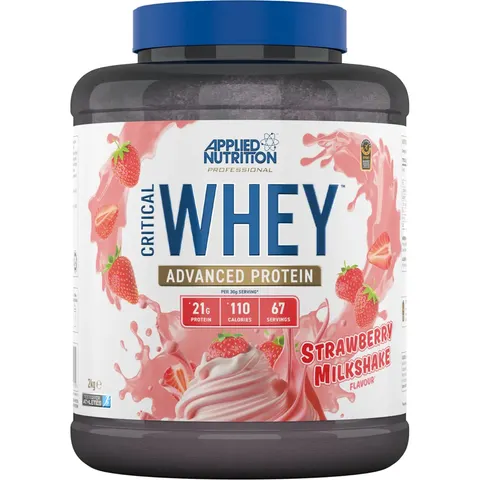 Critical Whey, Strawberry Milkshake - 2000 grams – image 2