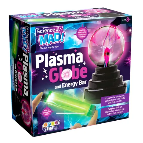 Science Mad 2 in 1 Plasma Globe – image 2