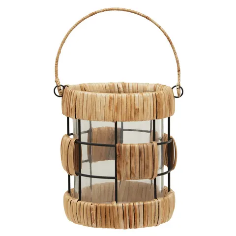 Natural and Black Small Lantern | Kuta – image 2