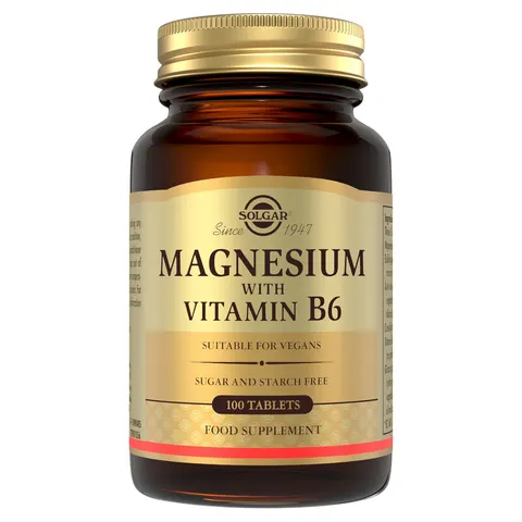 Solgar Magnesium with Vitamin B6 Tablets, 100 – image 4