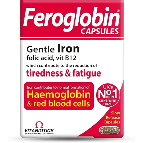Vitabiotics Feroglobin B12 Capsules | 30s – image 2