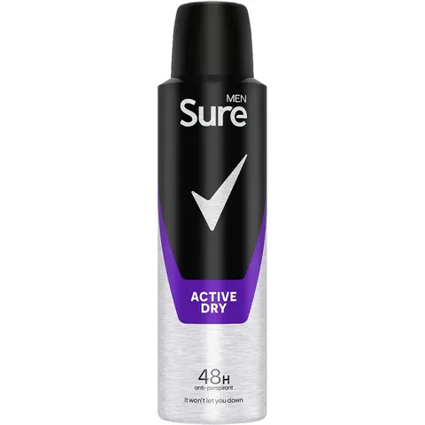 Sure Men Active Dry Spray Deo 48h - 150ml – image 2