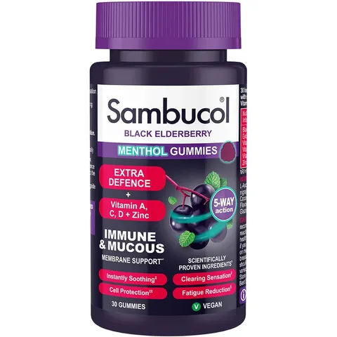 Sambucol Extra Defence Menthol Gummies x 30 – image 2