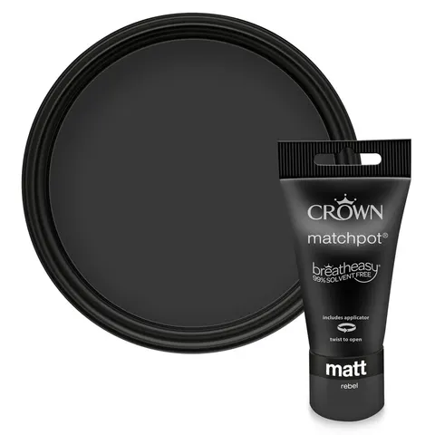 Crown Feature Wall Paint Tester Pot - Rebel - 40ml – image 2