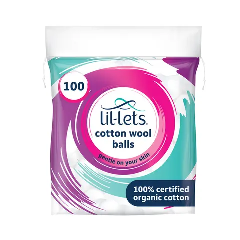 Lil-Lets 100 Cotton Wool Balls – 208267 – image 2