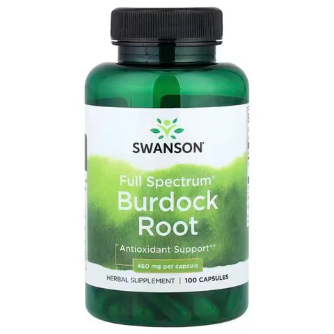 Swanson Burdock Root, 460mg - 100 caps – image 2