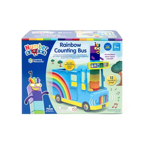 Learning Resources Numberblocks Rainbow Counting Bus Toy - Interactive Learning for Kids - Ages 3 and Up – image 2