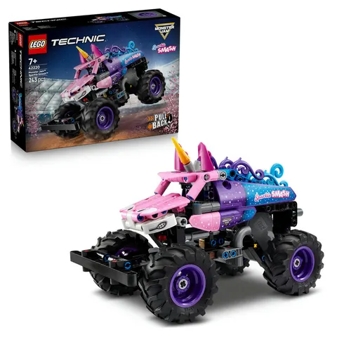 LEGO Technic Monster Jam Sparkle Smash Pull-Back Toy 42220 – image 2