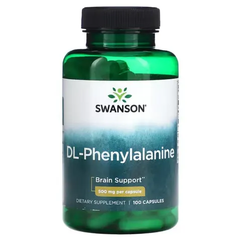 DL-Phenylalanine, 500mg - 100 caps – image 4