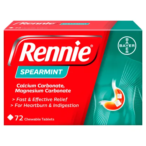 Rennie Spearmint 72 Tablets – image 2