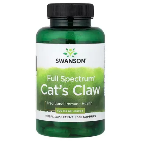 Swanson Cat's Claw, 500mg , 100 caps – image 2