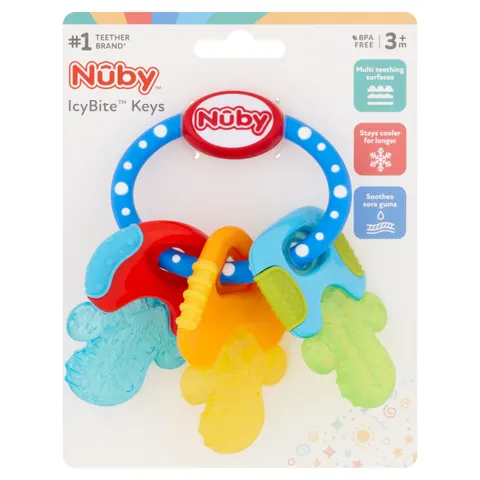 Nuby Icy Bite Keys Teether Toy – image 2
