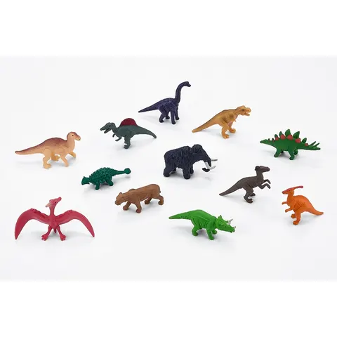 Dinosaur Mini Worlds Playset 12pc Prehistoric Figures – image 2