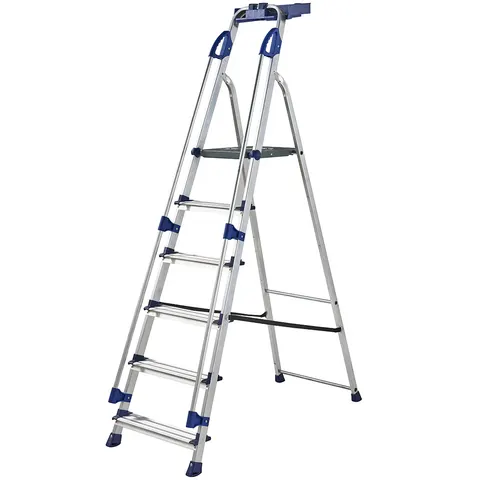 Werner 7050618L Workstation Stepladder 6 Tread – image 2