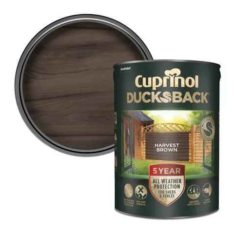 Cuprinol Ducksback Harvest Brown - 5L – Brown 5L – image 3