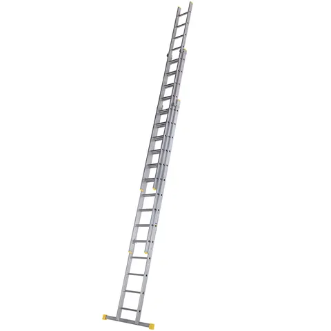 Werner 3.0m Pro Double Section Extension Ladder – Grey – image 2