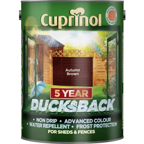 Cuprinol Ducksback Matt Paint Autumn Brown - 5L – image 3