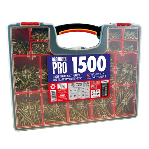 Forgefix Multi-Purpose Screw Organiser Set 1500 Piece – image 3