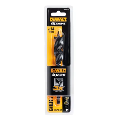 DeWalt Extreme Spade Tri Flute Flat Bit 14mm 152mm – image 2