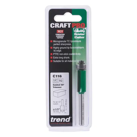 Trend Self Guided Trimmer 12.7mm x 25.4mm – image 3