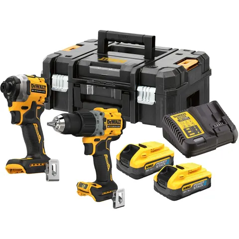DeWalt 18V XR POWERSTACK 5Ah Twin Kit – Yellow & Black – image 4