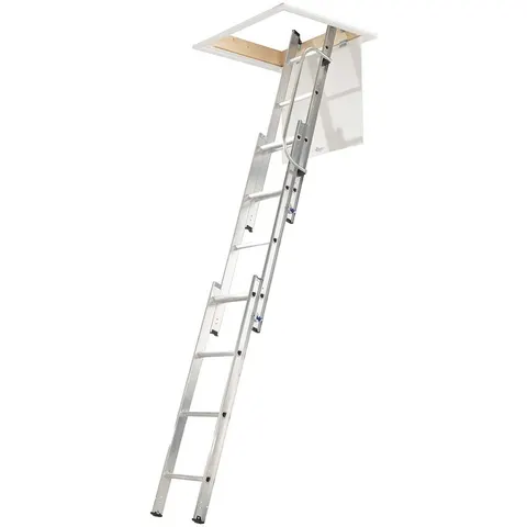 Werner 76003 Loft Ladder 3 Section with Handrail – image 2