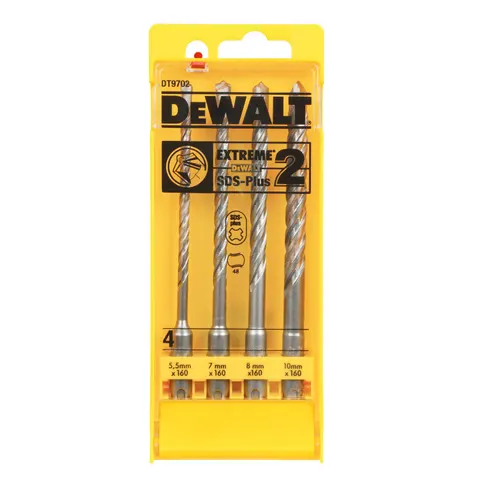 DeWalt 4 Piece Extreme SDS Plus Drill Bit Set – image 4