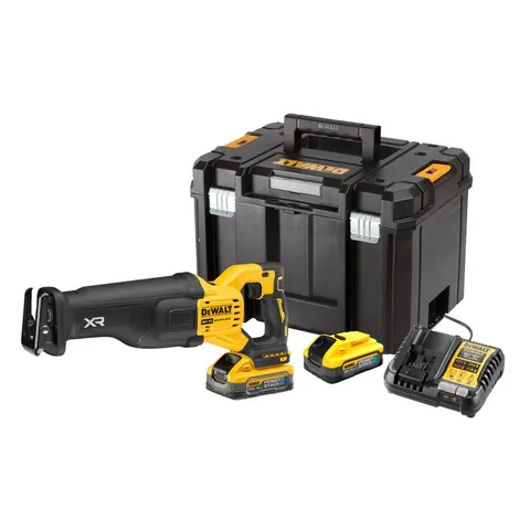 DeWalt 18V XR Brushless Reciprocating Saw -2 X POWERSTACK 5Ah – image 2