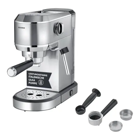 SEVERIN Espressomaschine „Newspresa“ KA 5997 – silber – Bild 2