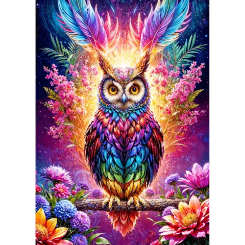 Puzzle „Eule“ – mehrfarbig – LNEN2161 – Bild 2