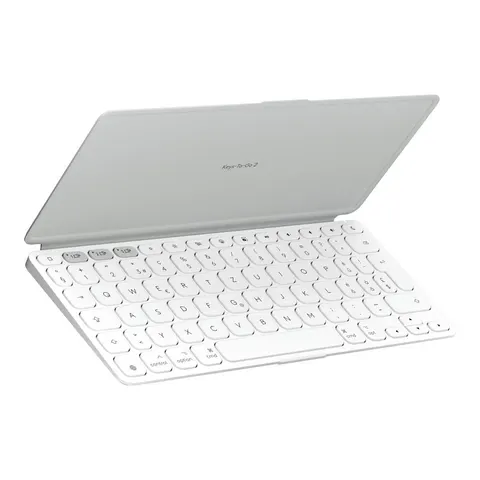 Logitech 920-012965 mobile device keyboard – Hellgrau – Bild 2