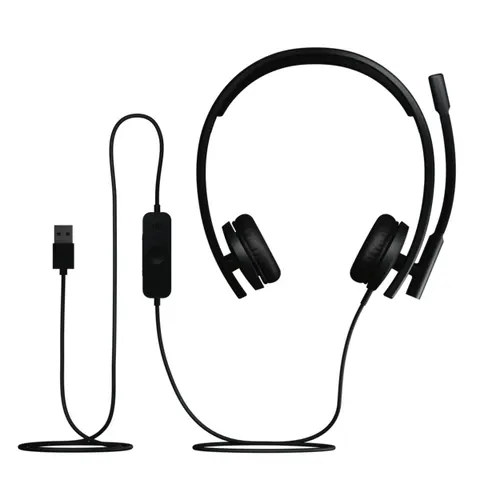 Logitech H570e Headset – Schwarz – Bild 4