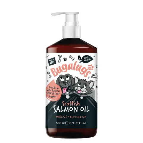 Bugalugs Salmon Oil 500ml – image 2