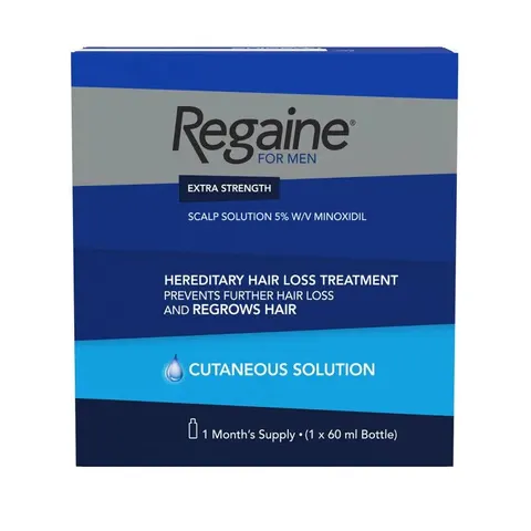 Regaine For Men Extra Strength Solution – 1 Month Supply 60ml – image 2