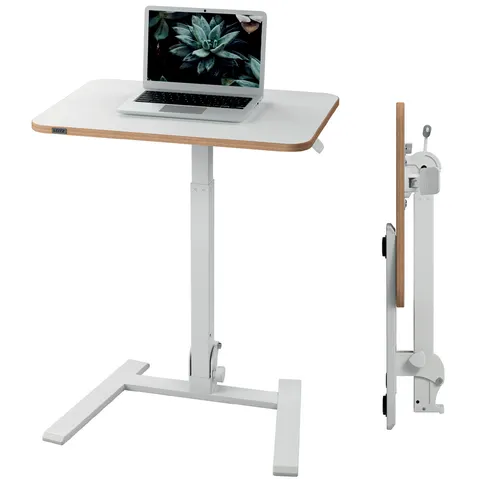 LEITZ Sitz-Steh Workstation Ergo Compact, klappbar, weiß – Bild 2