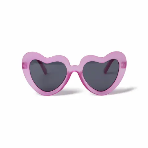 Flitzy Heart Shaped Frame Sunglasses – Lilac – image 2