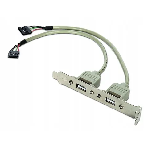 Gembird Gniazdo Usb X2 na śledziu – zdjęcie 2