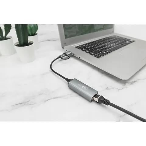 DN-3028 Adapter USB3.0/USB C 3.1 do 2.5G Ethernet – zdjęcie 3