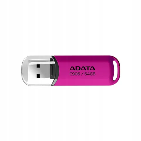 Adata Pendrive C906 64 Gb w kolorze różowym – zdjęcie 4