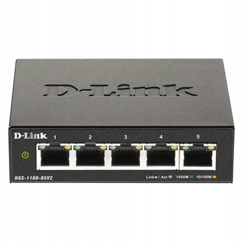 D-Link Smart Managed Switch DGS-1100-05V2/E Managed L2 Rackmountabl – zdjęcie 3